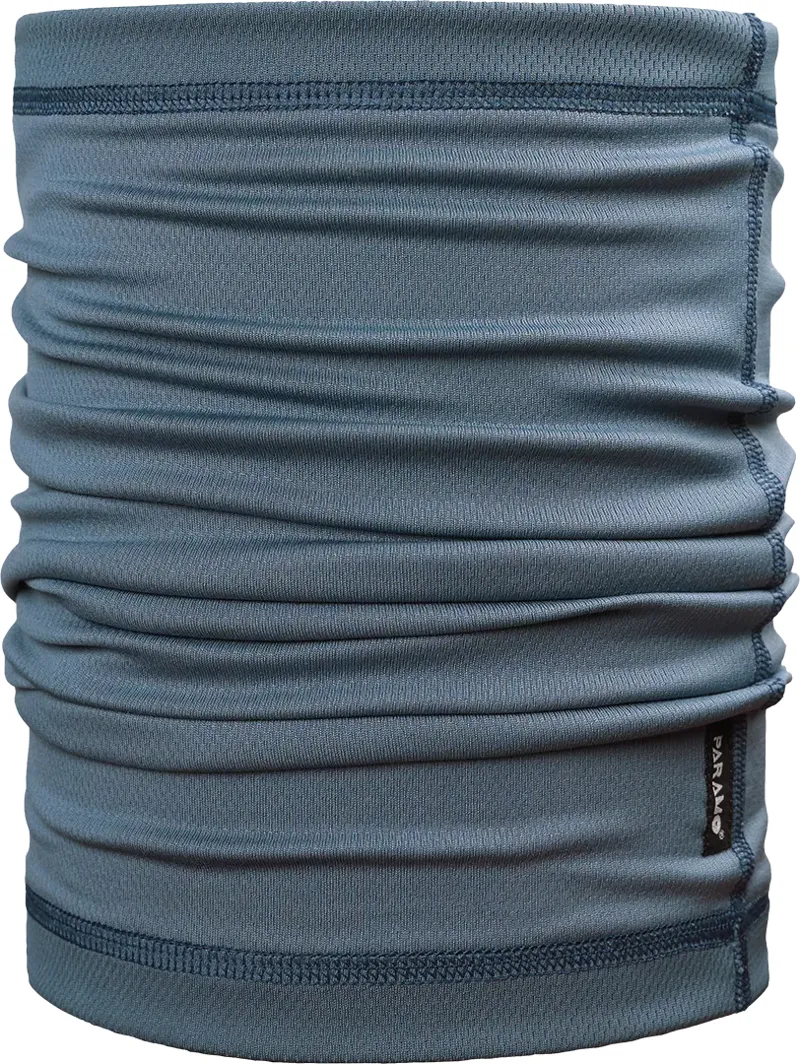 Paramo Cambia Neck Tube in Elephant Blue/Midnight Stitching